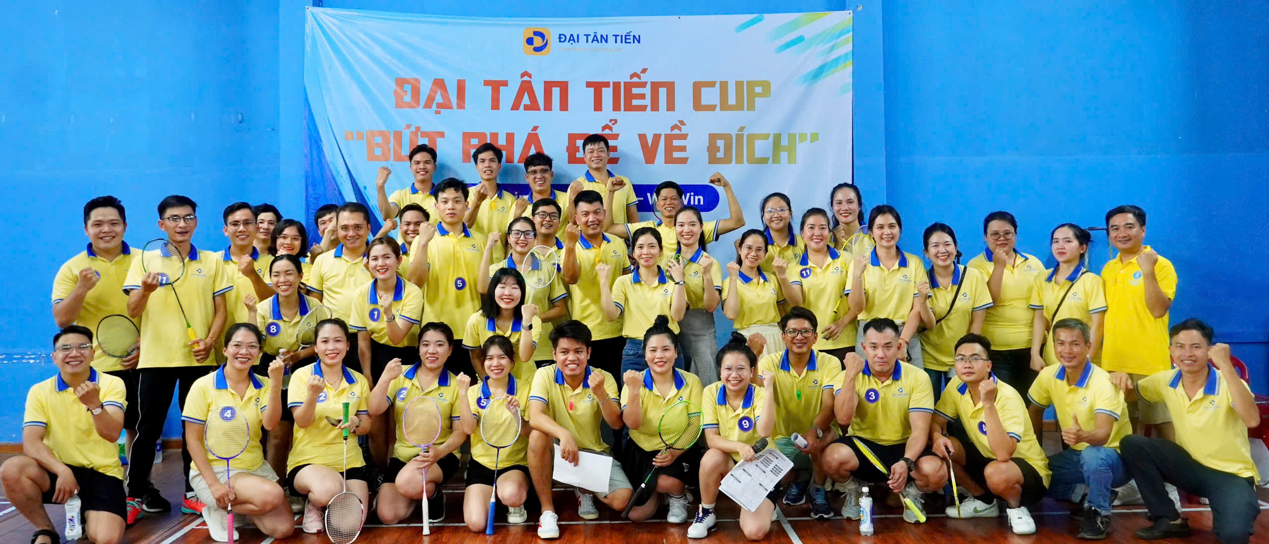Giải cầu lông nội bộ Đại Tân Tiến Pharma – Hành trình thể thao gắn kết và bứt phá