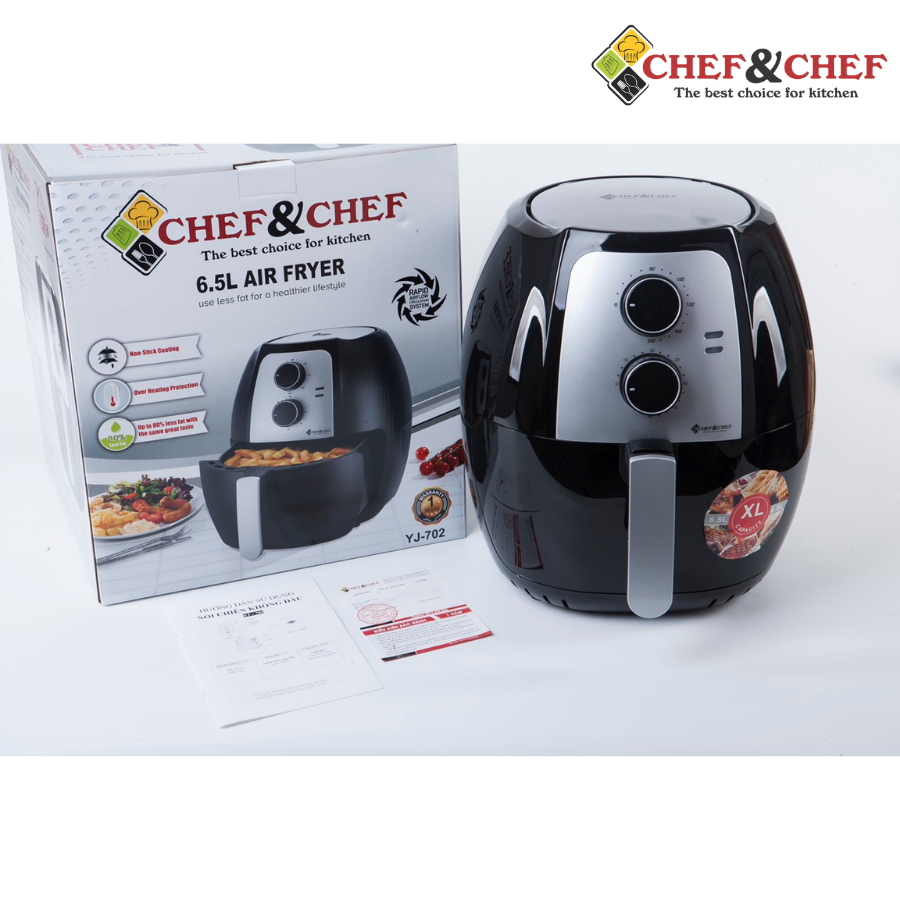 Nồi chiên không dầu Chef & Chef 6,5l YJ - 702