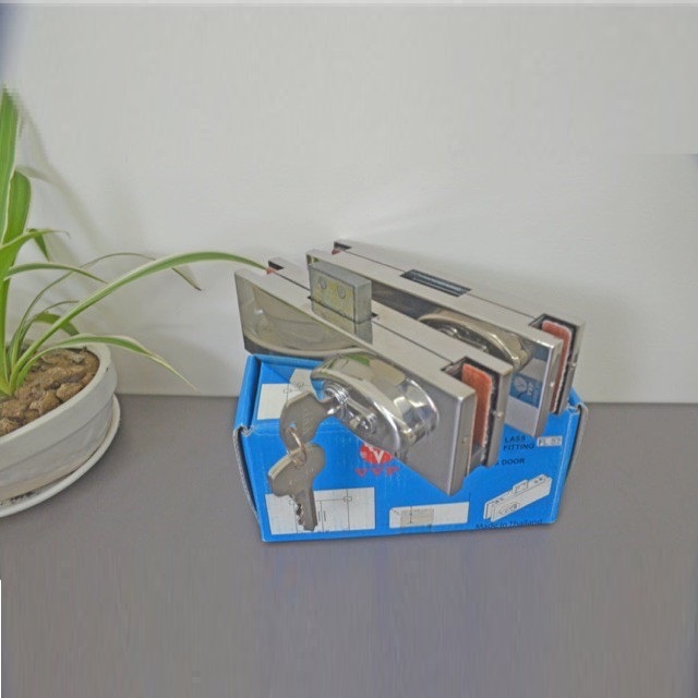 Khóa Cửa Kính Cường Lực VVP Gắn Sàn, Khóa Sàn Cho Kính Cường Lực 10 - 12 ly, Khóa 2 Đầu Chìa. TakyShop 3701 11 eed9081f5160a43efd7116