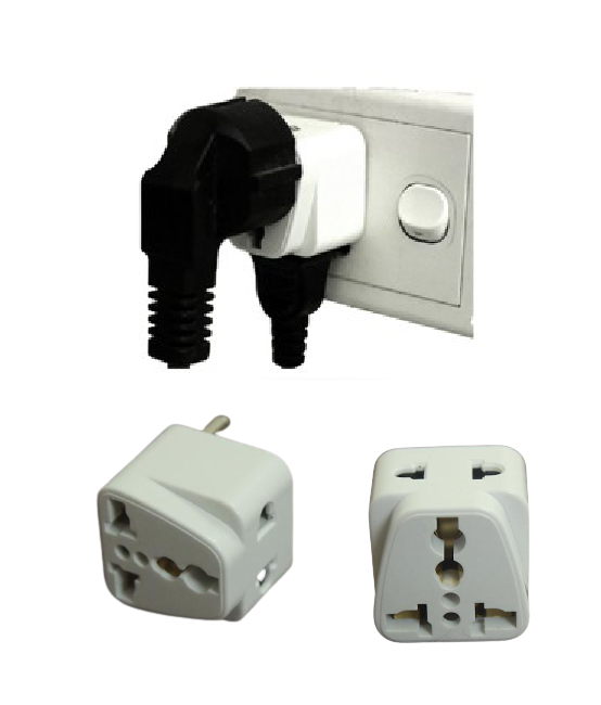 Phích Cắm Chuyển Đổi Điện 2 Chức Năng: Ổ Cắm Chuyển Đổi 3 Chấu Sang 2 Chấu Và Chia 2 Ra Ổ Cắm - TakyShop 8610 10 o cam chia 2 va chuyen 3 chau sang 2 chau 1