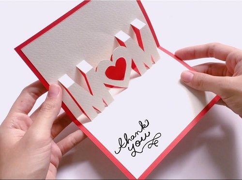 Thiệp chúc mừng tự làm
