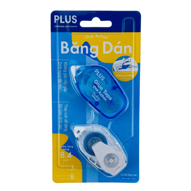 Băng dán Plus 120-V012 x.dương-HV