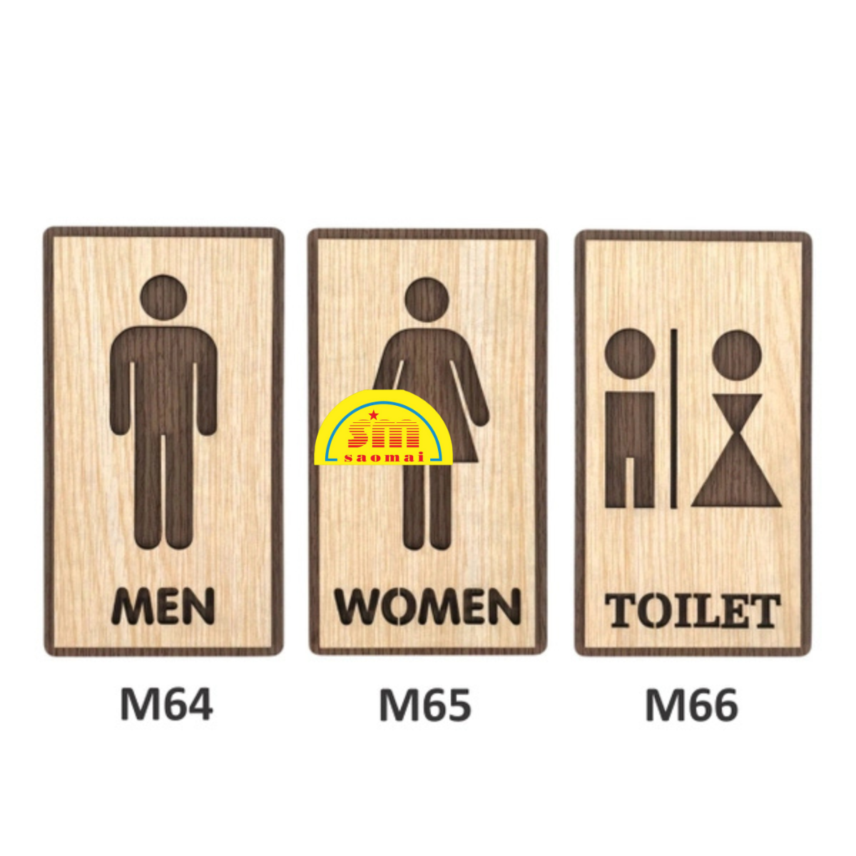 Icon gỗ MDF M66 90x160mm-SM