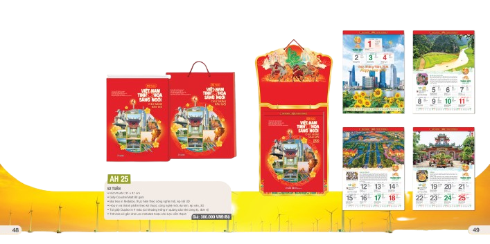 Lịch 52 tuần AH25/26/27/28 2026-AH