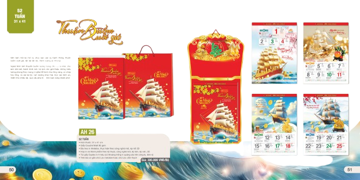 Lịch 52 tuần AH25/26/27/28 2026-AH