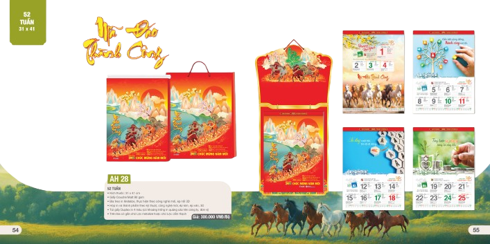 Lịch 52 tuần AH25/26/27/28 2026-AH