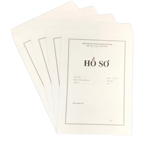 Bao hồ sơ A4 trắng F100-SM (Cái) LỐC100