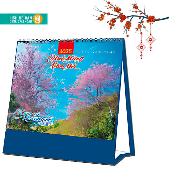 Lịch bàn chữ A 2025-NB