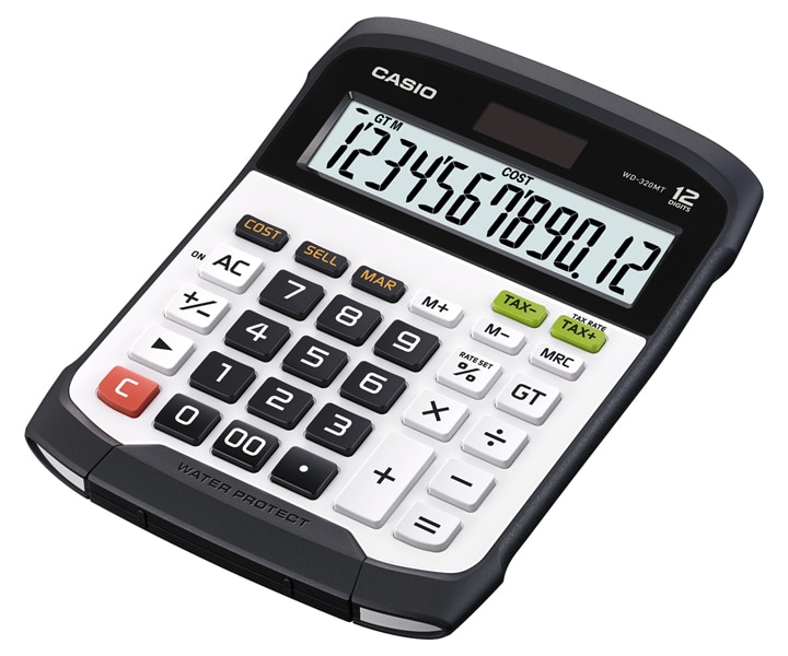 Máy tính Casio WD320MT không thấm nước-BT