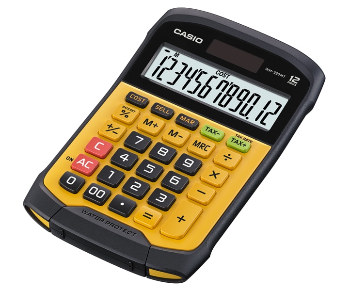 Máy tính Casio WM320MT chống nước và bụi-BT