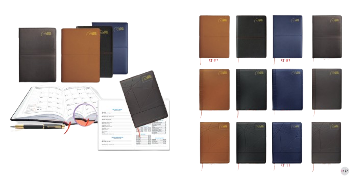 Sổ lịch nhỏ vân (14,5x20,5) 2026-NB