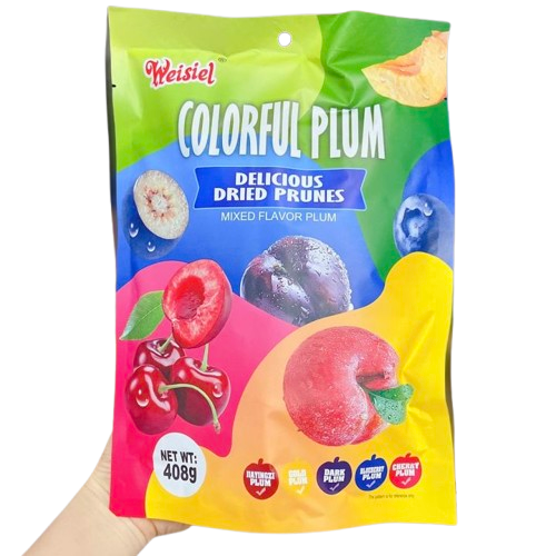 Hạt xí muội colorful Plum Omai Mixed(xanh) 408gr-SWOT
