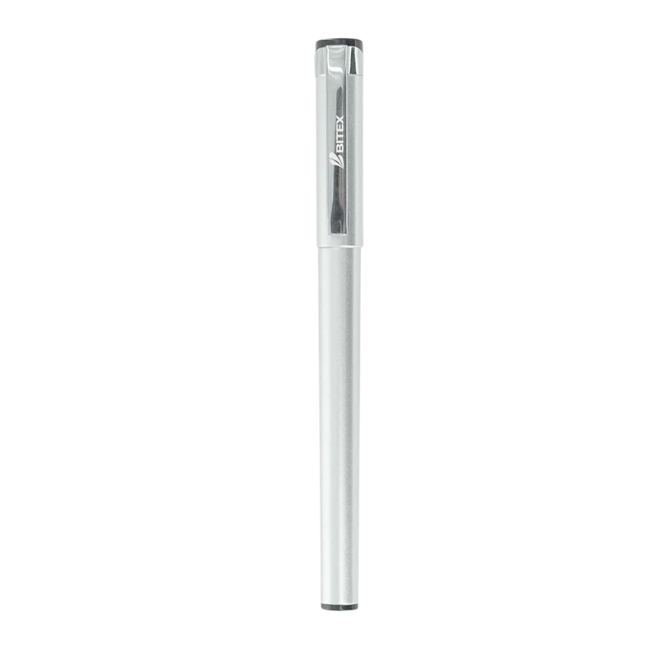 Bút nước Bitex G23 thân nhũ bạc mực xanh-BT