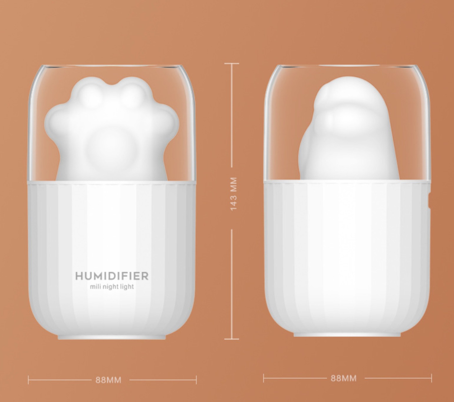 Máy xông tinh dầu bàn chân mèo M206-BL