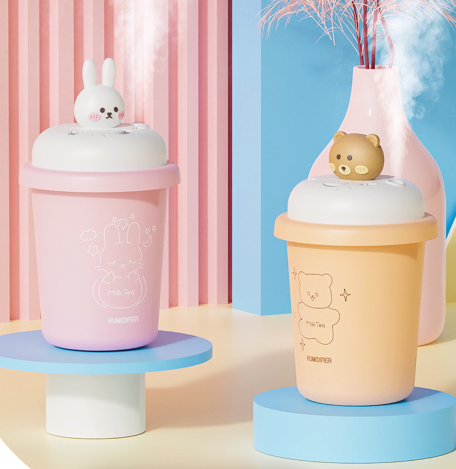 Máy xông tinh dầu trà sữa QH801-BL