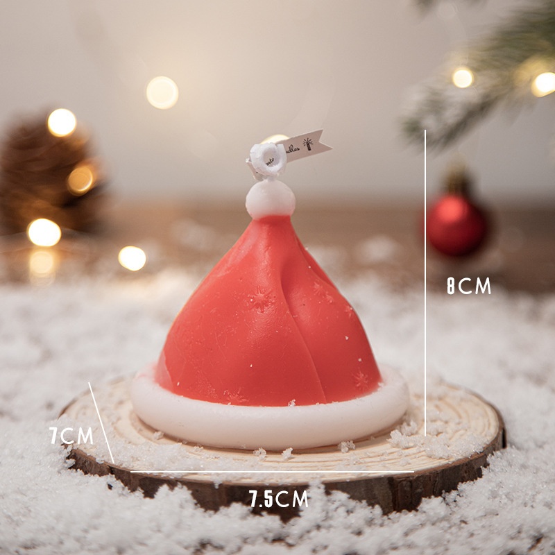 Nến thơm mũ Noel-BL