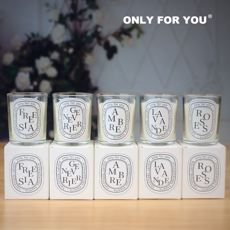 Nến thơm trắng hũ thuủy tinh 50g-BL