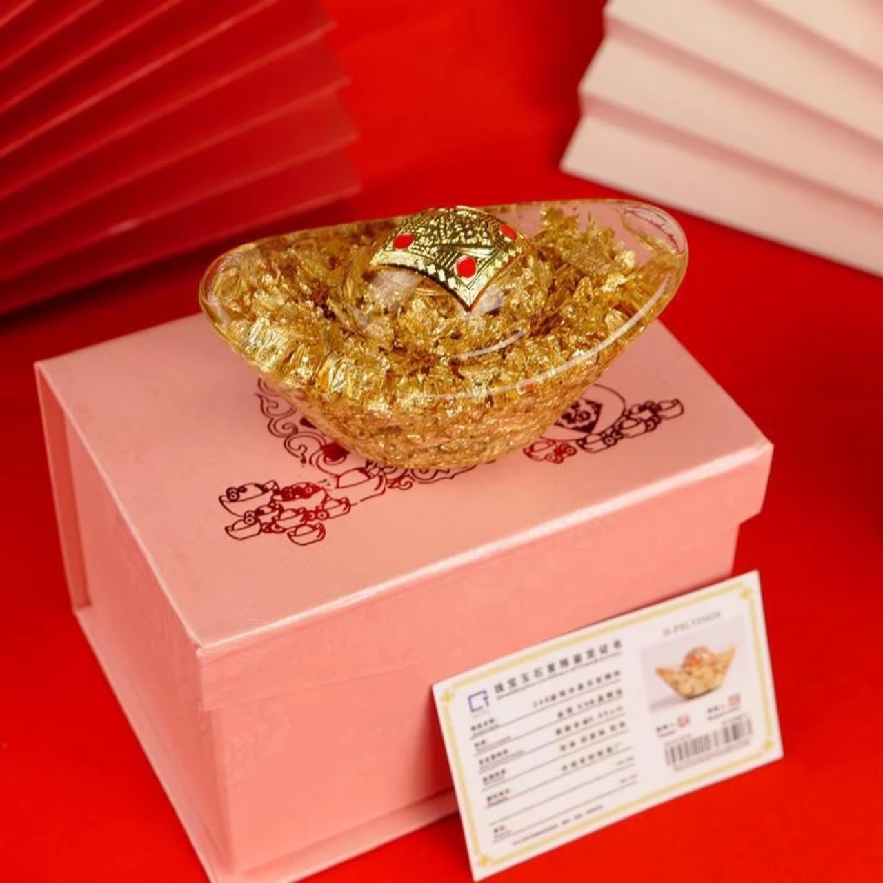 Thỏi vàng nước thủy tinh-BL