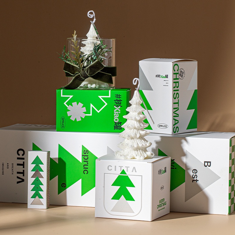 Nến thơm CITTA Noel ly thủy tinh-BL