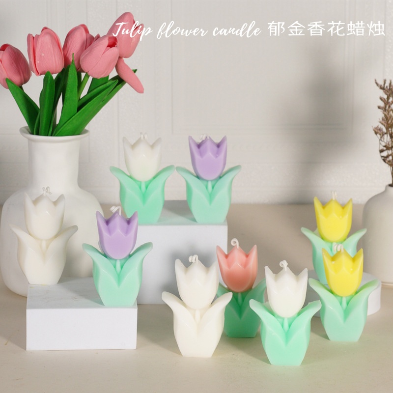 Nến thơm hoa tulip-BL