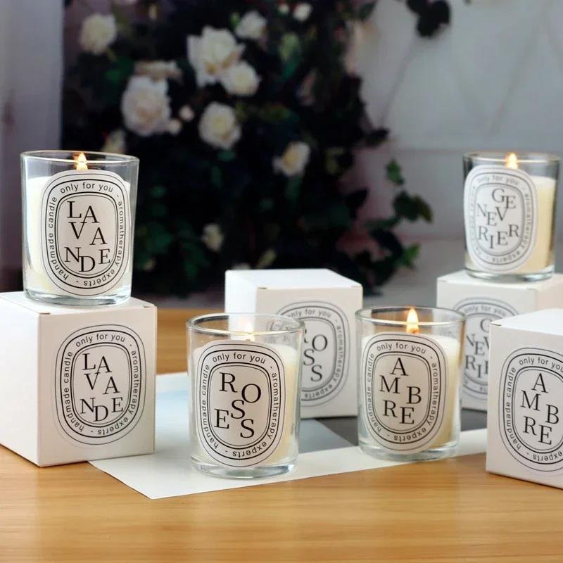 Nến thơm trắng hũ thuủy tinh 50g-BL