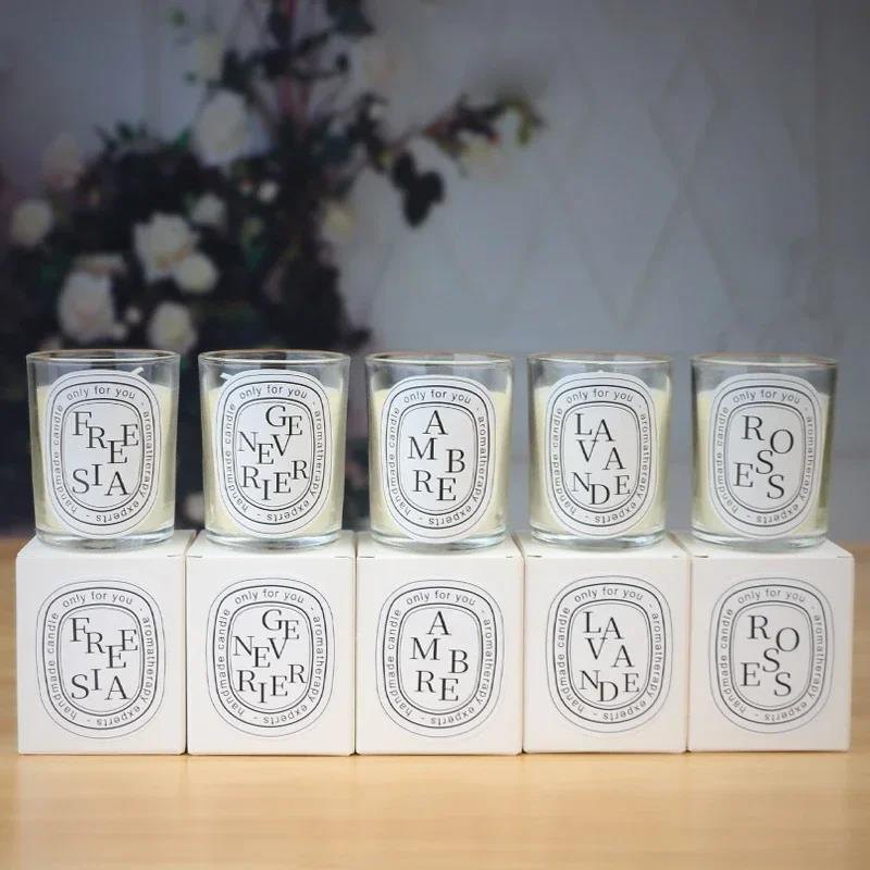 Nến thơm trắng hủ thủy tinh 100g-BL