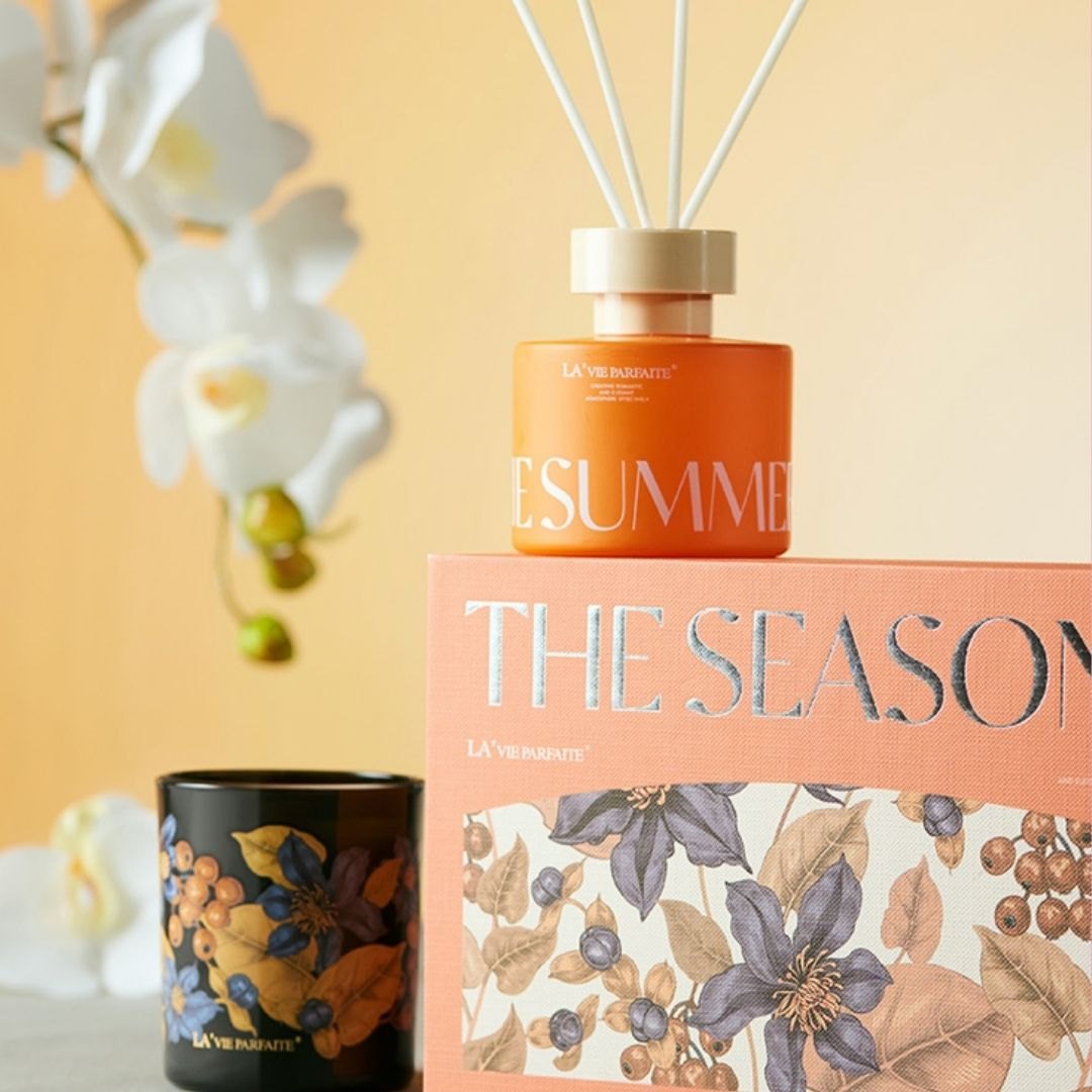 Set nến+tinh dầu KT La'vie Parfaite The Season-Summer-BL