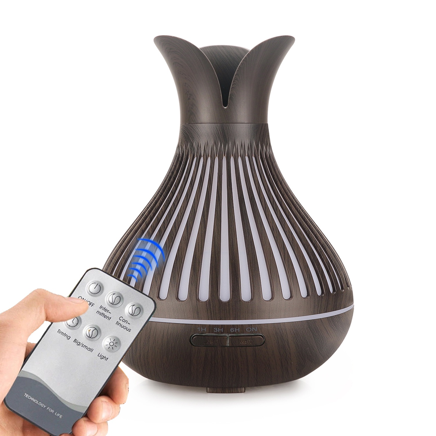 Máy khuếch tán tinh dầu MM35 ( Dạng Tulip sọc ) -MMS