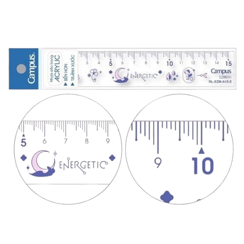Thước Campus 15cm RL-A150EC-S-208