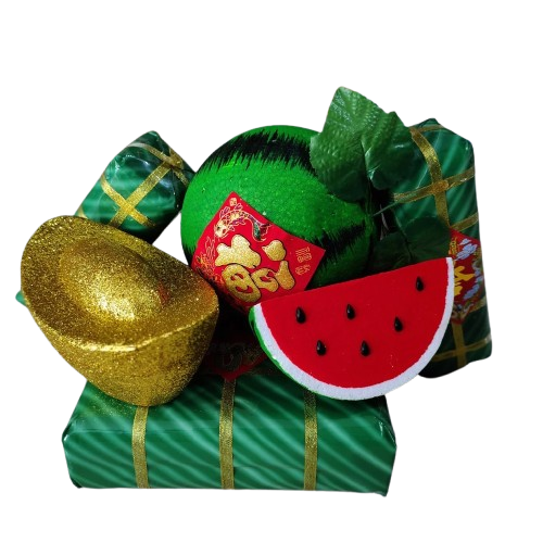 Tết - Bộ dưa hấu bánh chưng 20cm-CB