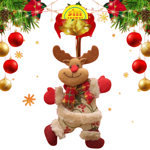 Noel-Mút nỉ trang trí 18cm-JC