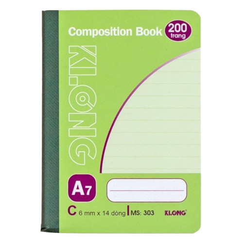 Sổ KLong A7 kẻ ngang TP3303 (200 trang)-KL