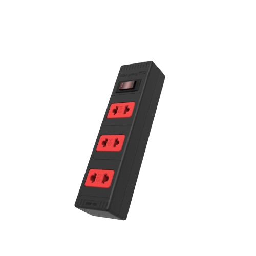 Ổ cắm Điện Quang 3 lỗ 5M 5BR 32 ECO màu đen đỏ-ĐQ