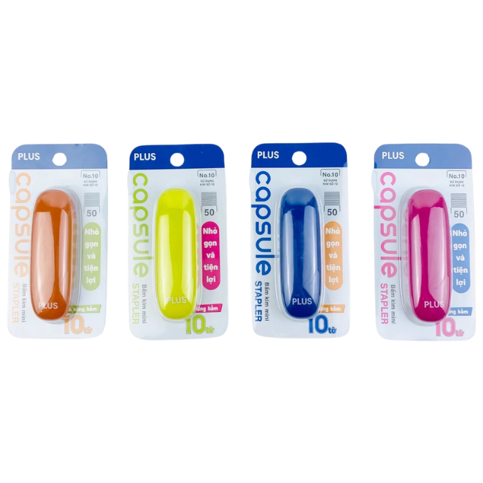 Bấm kim mini Plus 210-V016 cam-HV