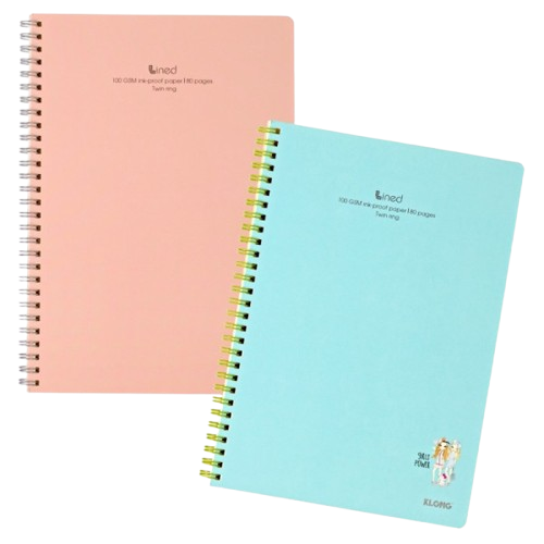 Sổ lò xo KLong B5  kẻ ngangTP580 (80 trang)-KL