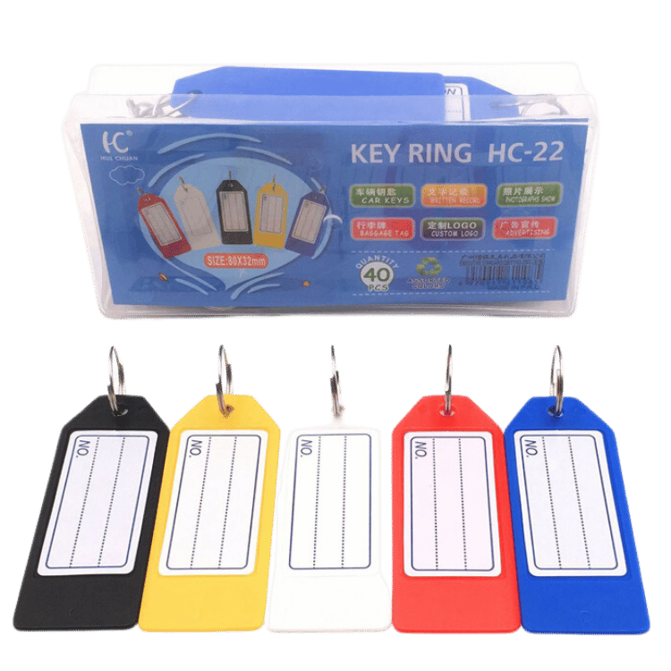 Móc khóa HC-22 40pcs 80x32mm-KTN/TM