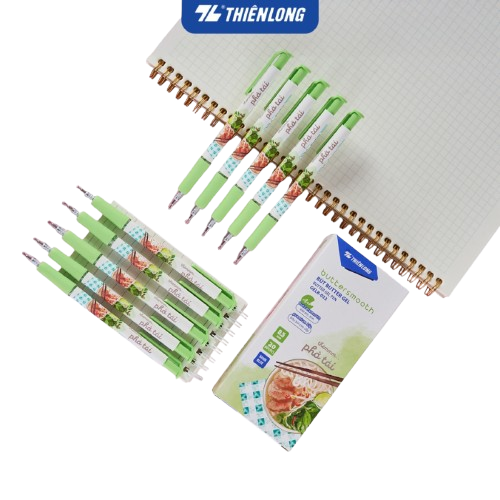 Bút nước TL gel 033 (Phở tái) xanh-LV