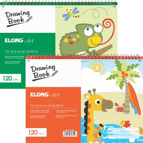 Tập vẽ A4 Klong TP714 (30 tờ)-KL