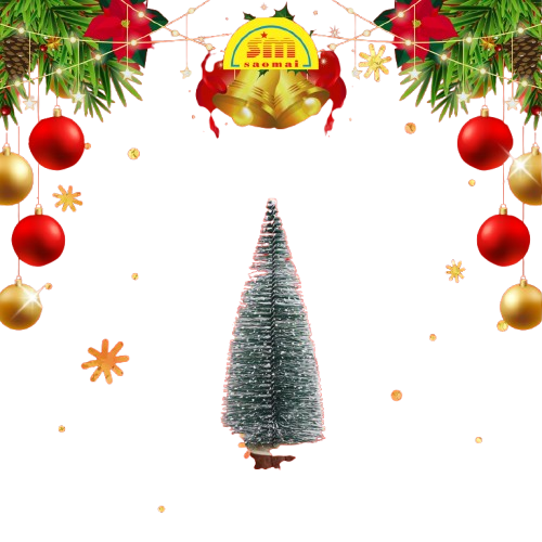 Noel-Cây thông tròn phủ tuyết 30cm 91-1905-JC