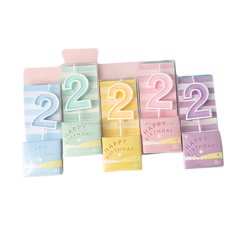 Nến số pastel-ĐA