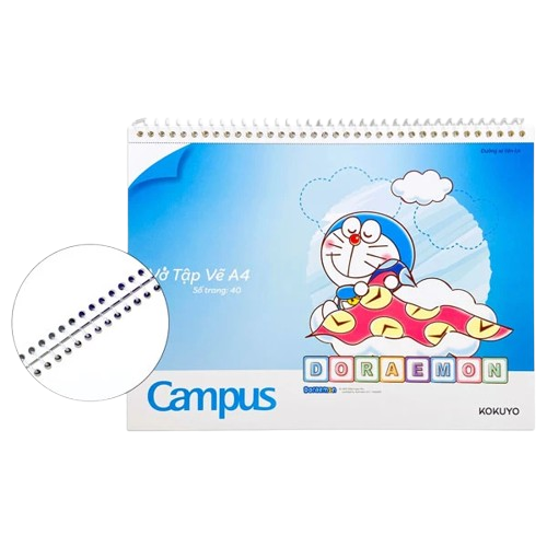 Tập vẽ A4 Campus SKB-A4DOR-07 (40 tờ)-VT