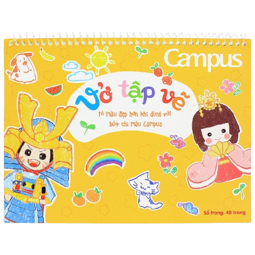Tập vẽ A4 Campus  SKB-A4-40 (40 tờ)-208/VT