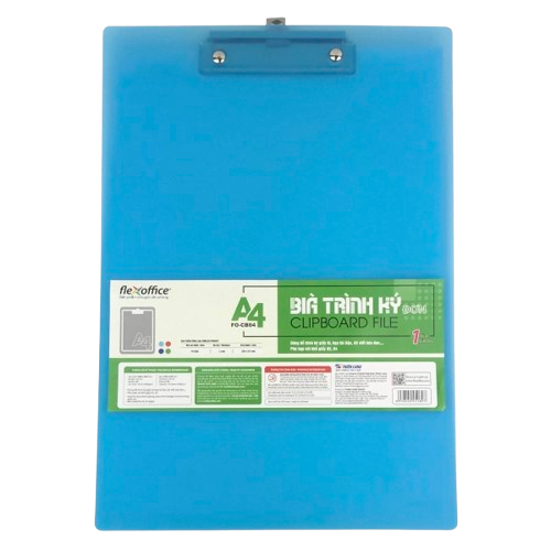 Bìa trình ký đơn A4 TL FO-CB04 xanh-LV