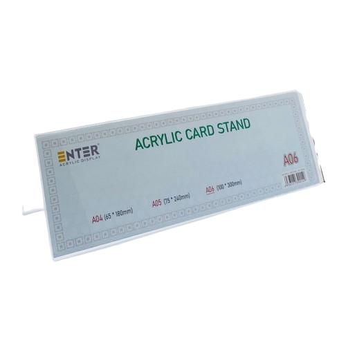 Kệ mica chức vụ 2 mặt Enter A06 300x100mm Cỡ đại