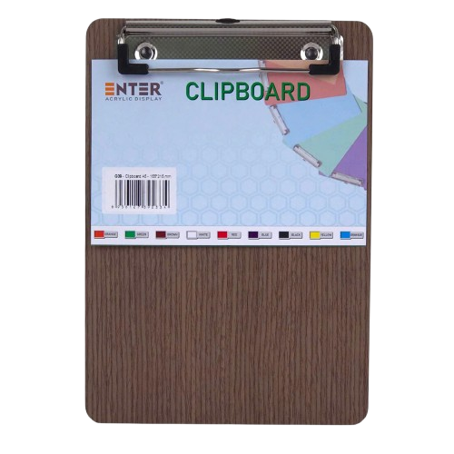 Bìa trình ký đơn gỗ A5 Enter G09 đứng-SM