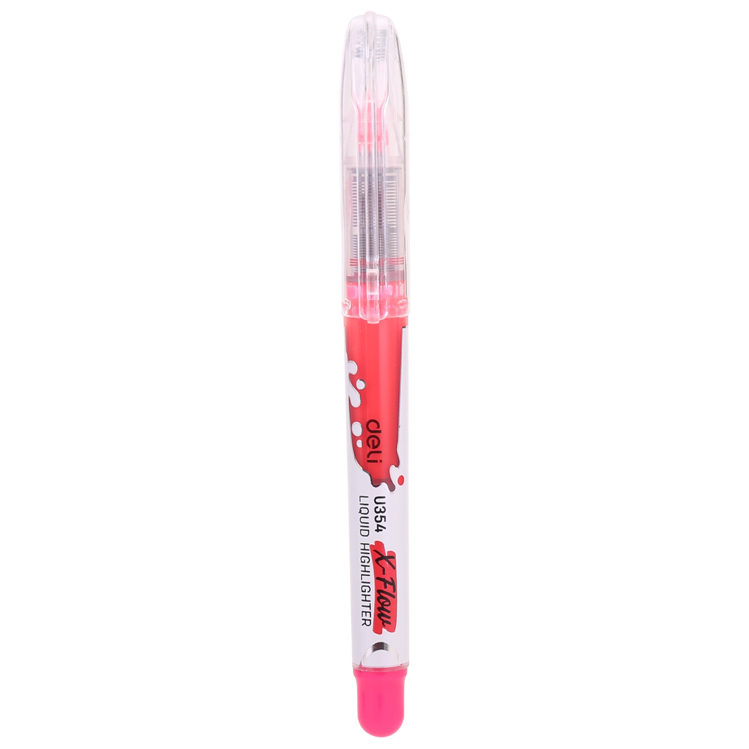 Dạ quang nước Deli U35440 Hồng
