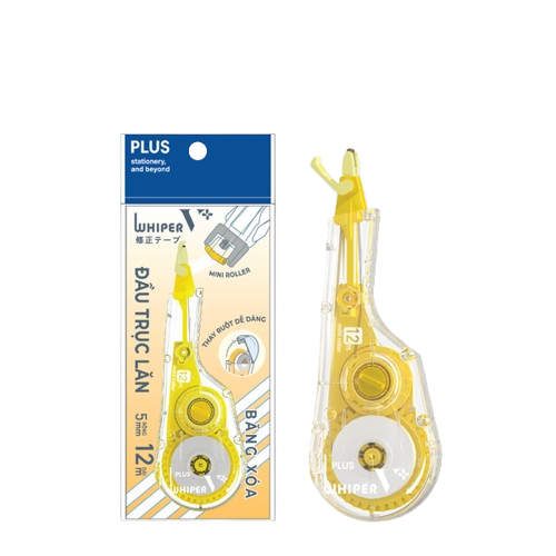 Xóa kéo Plus 100-V053 vàng (đầu trục lăn)-HV