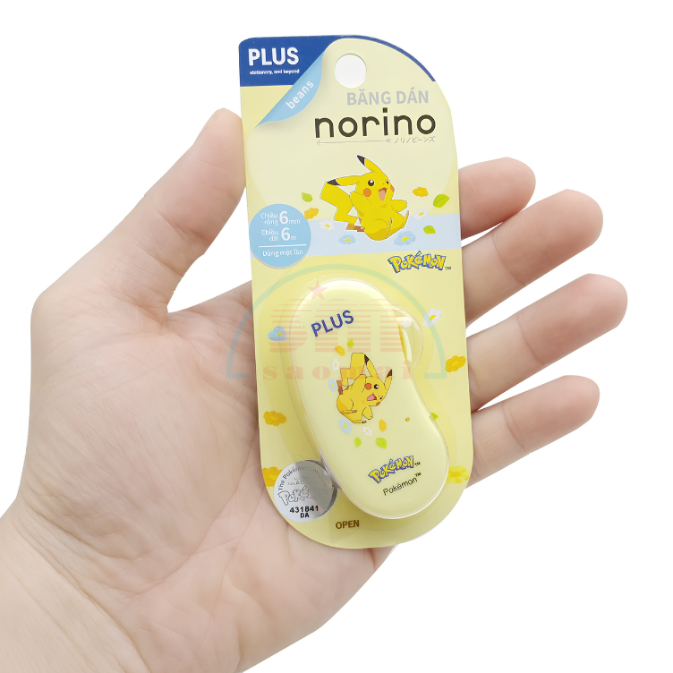 Băng dán Norino bean Plus 120-V016 vàng-HV