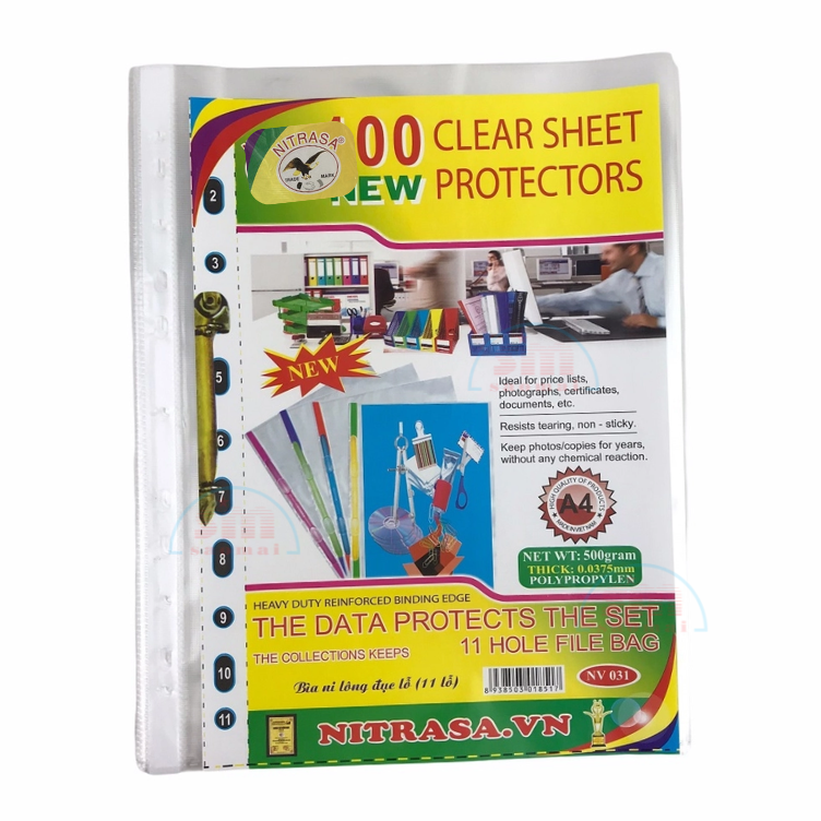 Bìa lỗ A4 ND031(400g)-NT