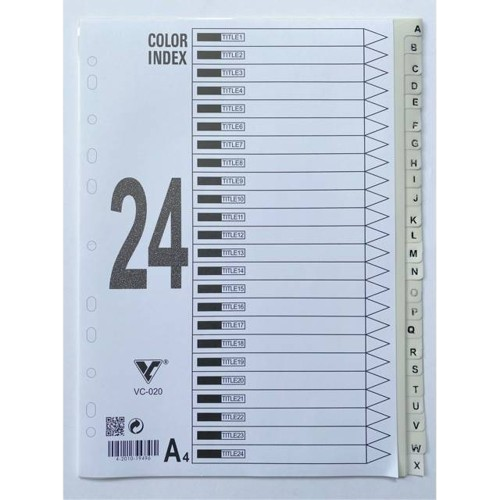 Phân trang nhựa 24 chữ VC-020-AĐ